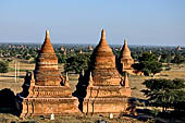 Bagan Myanmar. View of the various stupas close to Buledi. 